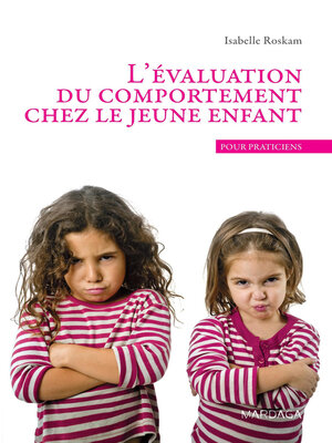 cover image of L'évaluation du comportement chez le jeune enfant